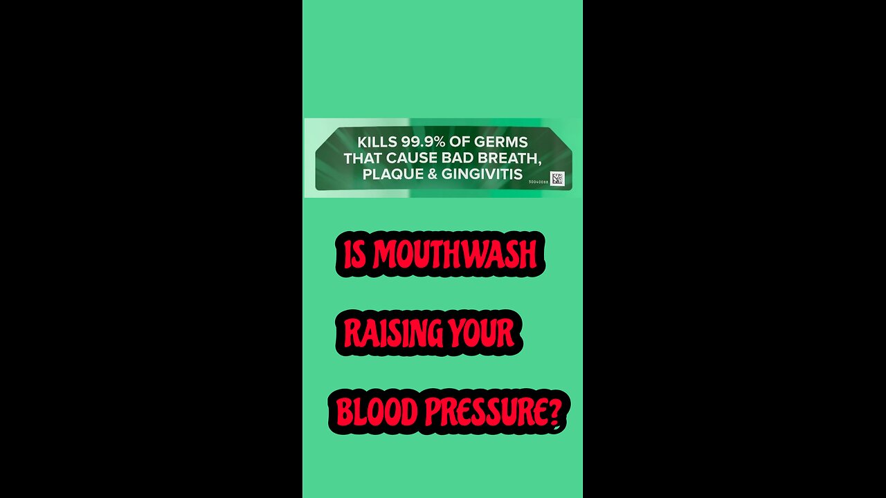 Stop using mouthwash