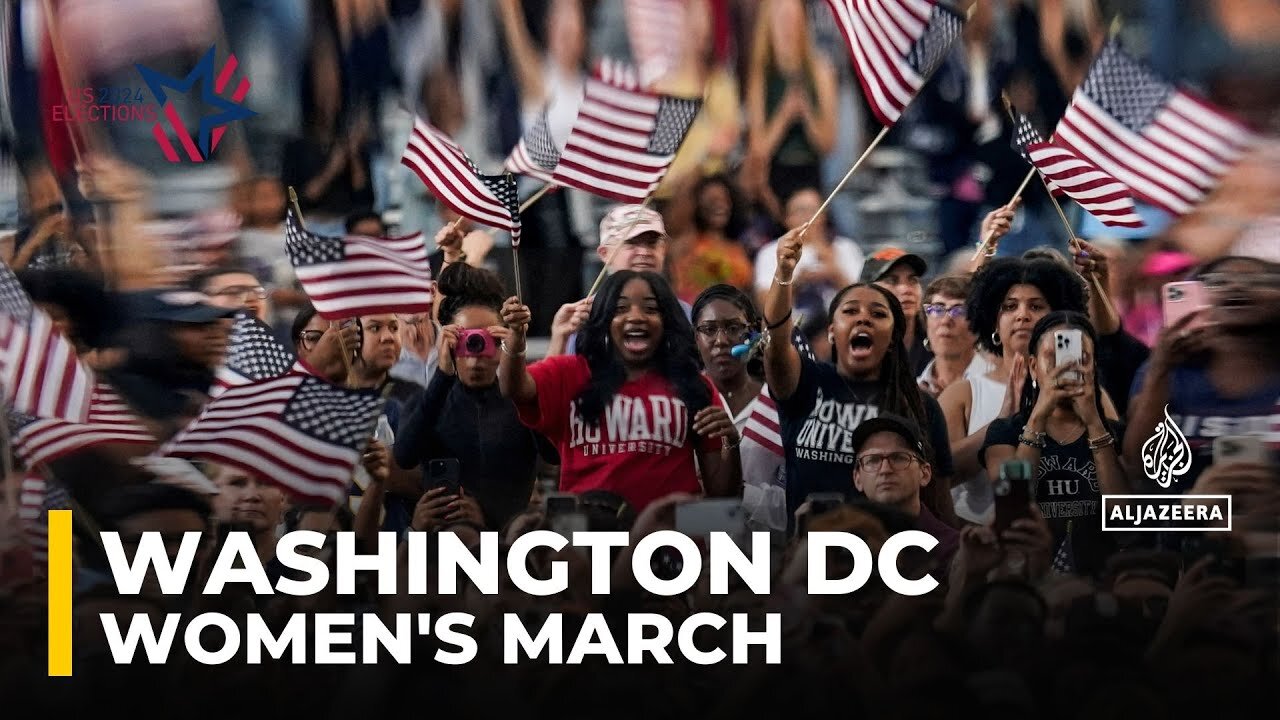 Women's march in Washington DC: Organisers call for unity ahead of second Trump term