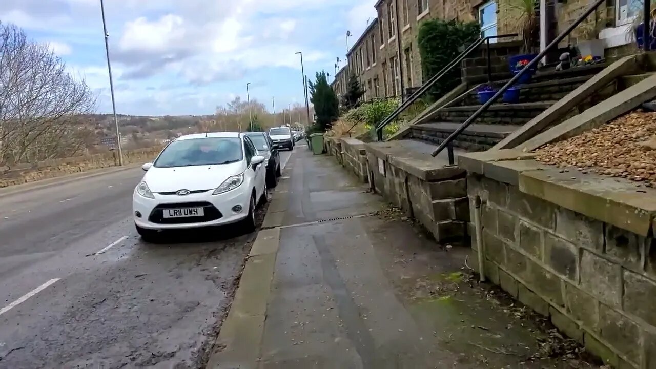 Walk to the bus to town