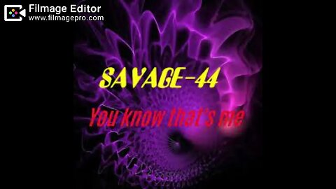 SAVAGE 44 You know that's me long version