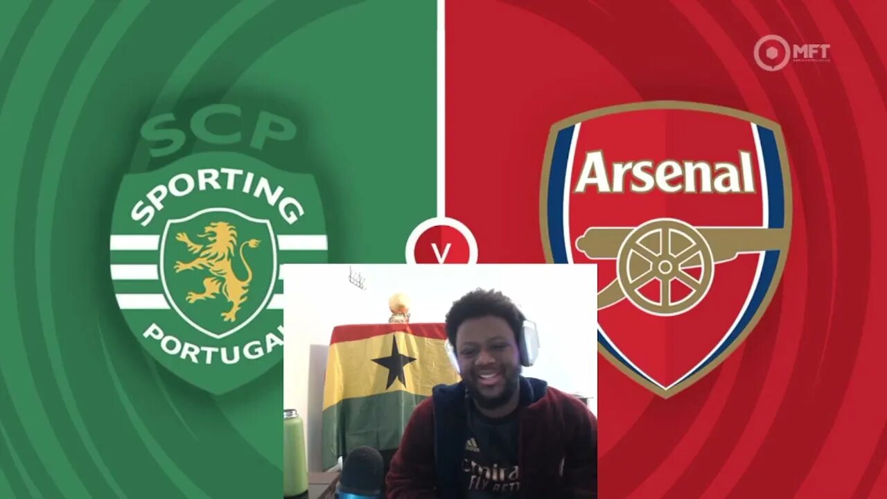 SPORTINGLISBON VS ARSENAL EUROPA LEAGUE 1ST LEG 2- 2 LIVE FULL GAME REACTIONS