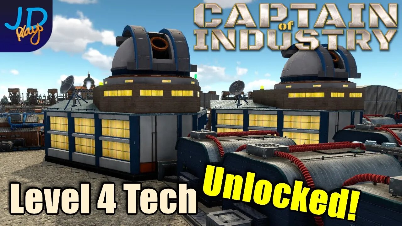 Level 4 Tech Unlocked! 🚛 Ep52 🚜 Captain of Industry 👷 Lets Play, Walkthrough, Tutorial