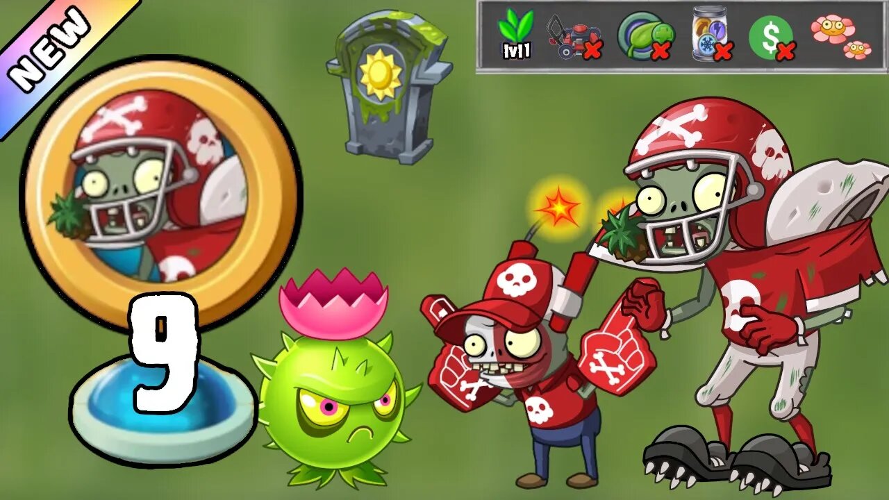 Plants vs Zombies 2 - Lawn Bowl II 2023 Level 9 [Plants Lvl 1 & No Premium] + DOWNLOAD