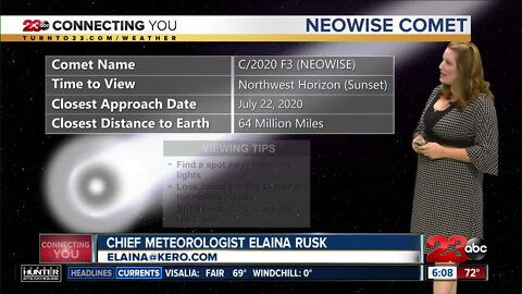 Check This Out: Neowise Comet viewing peaks tomorrow