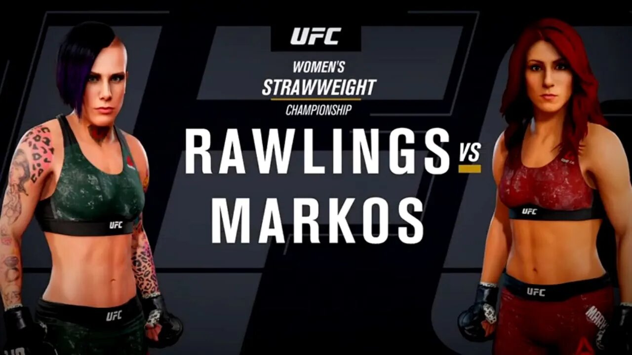 EA Sports UFC 3 Gameplay Randa Markos vs Bec Rawlings