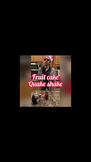 Mountain Dew Fruit Quake! The Fruit Cake Quake Shake Challenge Part 1! #fruitcake #shorts