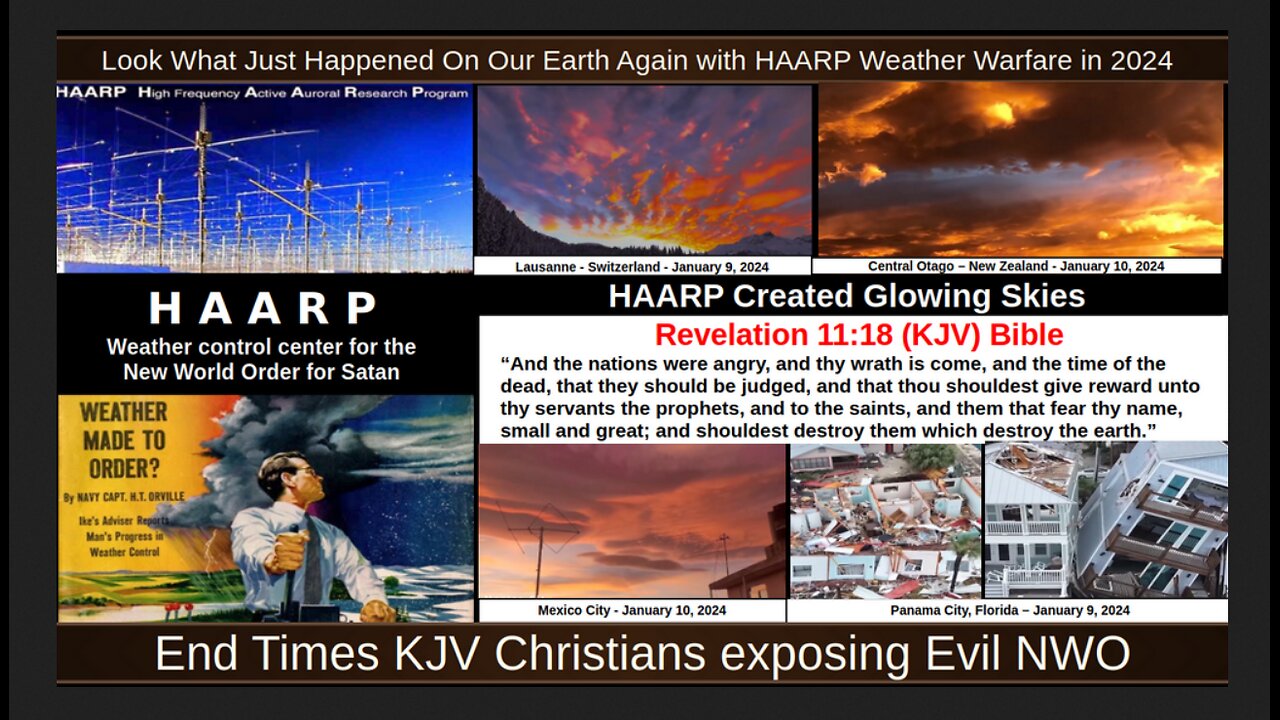 Look What Just Happened On Our Earth Again with HAARP Weather Warfare in 2024