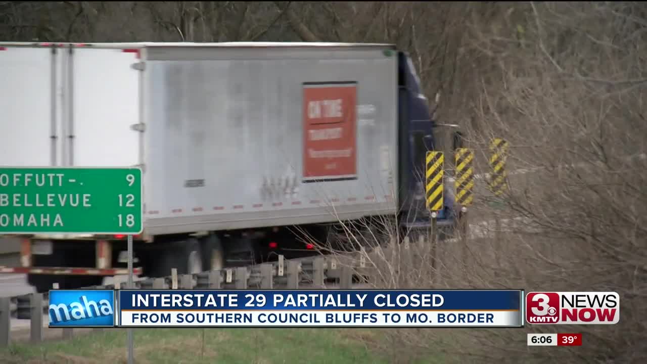 Interstate closure reroutes traffic, forces heavy traffic into towns like Plattsmouth