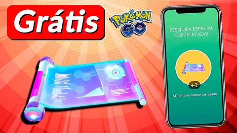 TM ELITE DE GRAÇA AGORA no Pokémon GO! Dicas para Conseguir em 10 MINUTOS!!