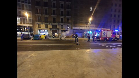 La protesta independentista del 1-O reúne a 1.300 personas en toda Cataluña