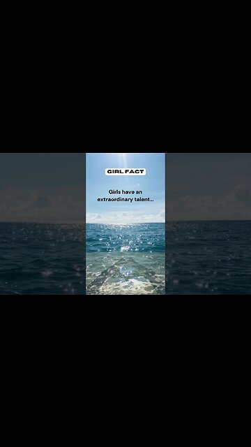 Girls have an extraordinary talent #shorts #facts #girlfacts