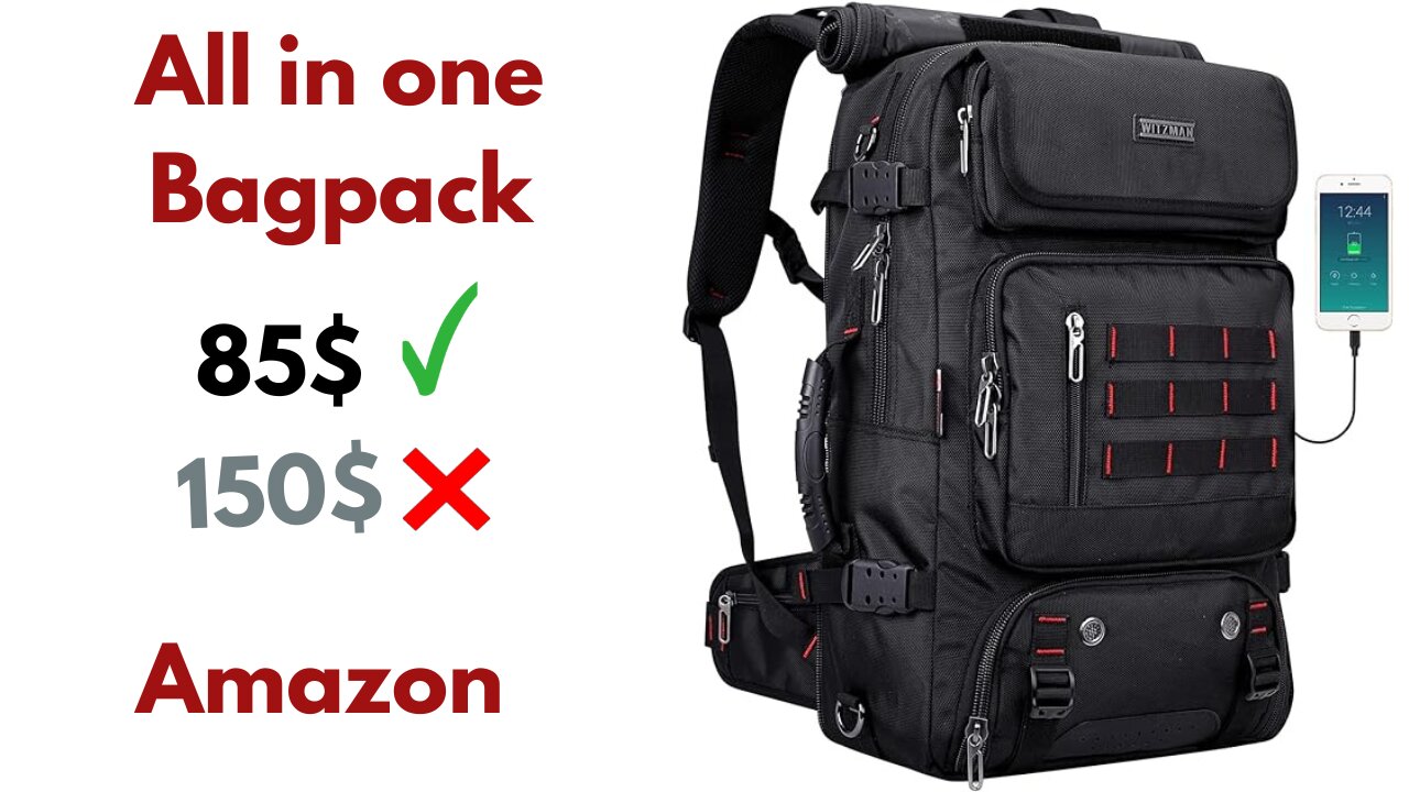 Amazon Favorite: WITZMAN Carry-On Backpack Review - Best Travel Bag for Men?