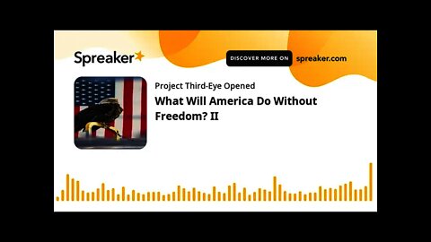 What Will America Do Without Freedom? II