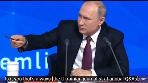 2018: "Dictator" Putin at the Q/A session answering on Ukrainian journalist questions