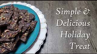 Christmas Bark ~ Simple & Delicious Treat ~ Brickle