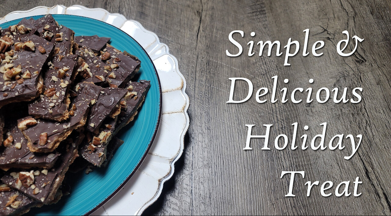 Christmas Bark ~ Simple & Delicious Treat ~ Brickle