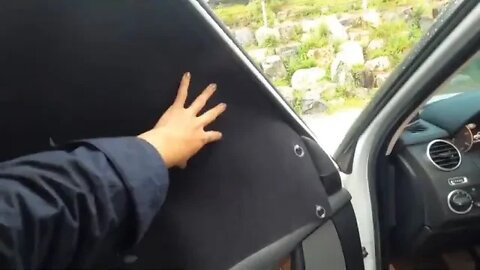 10 ~~~~~ Camping alone in the car on the day of the typhoon