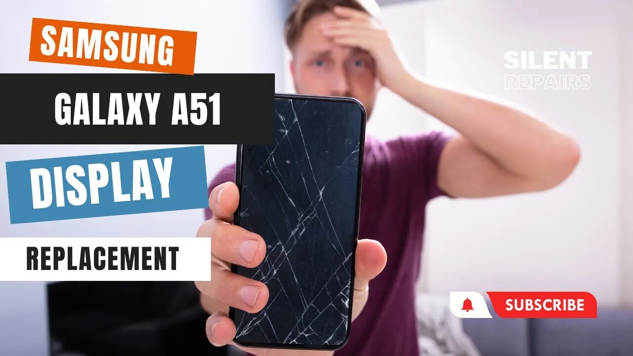 Samsung Galaxy A51 | Screen repair | Display replacement | Repair video