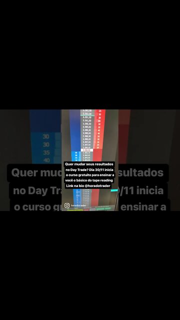 🔵 Aprenda a operar no Day Trade usando Tape Reading