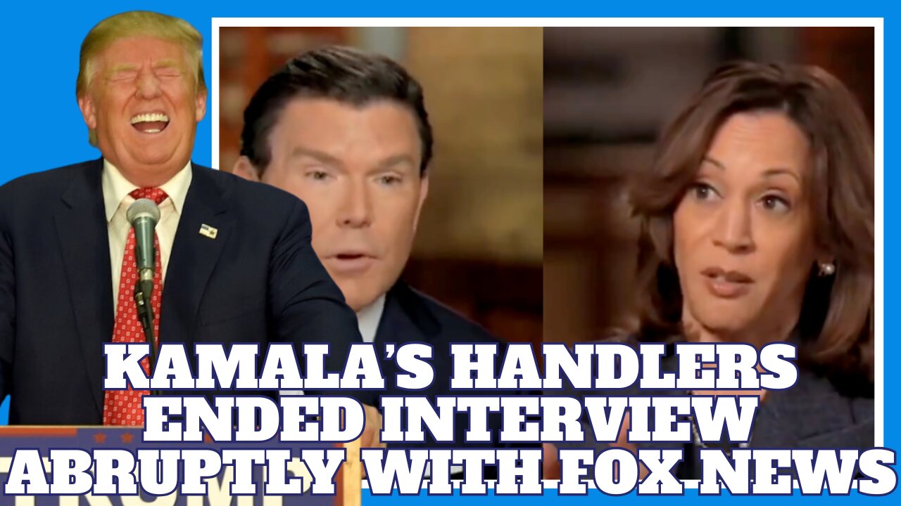 Kamala Harris's Interview Disaster Ended by her Handlers Without Warning