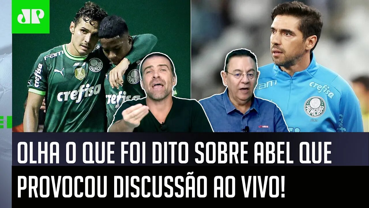 DISCUSSÃO! "NÃO, CARA! NÃO DÁ pra VOCÊ FALAR que o Abel Ferreira no Palmeiras..." OLHA esse DEBATE!