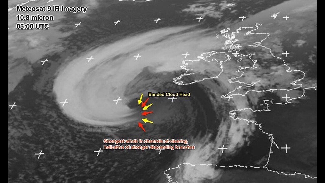 Ireland Hit with Sting Jet in Hurricane Ashley