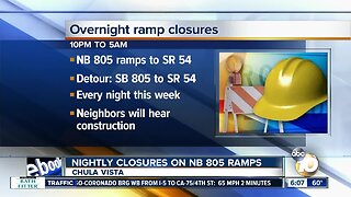 Freeway ramp closures scheduled for this week in South Bay
