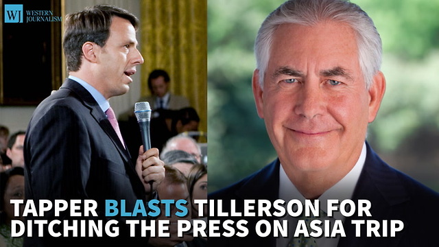 Tapper Blasts Tillerson For Ditching The Press On Asia Trip