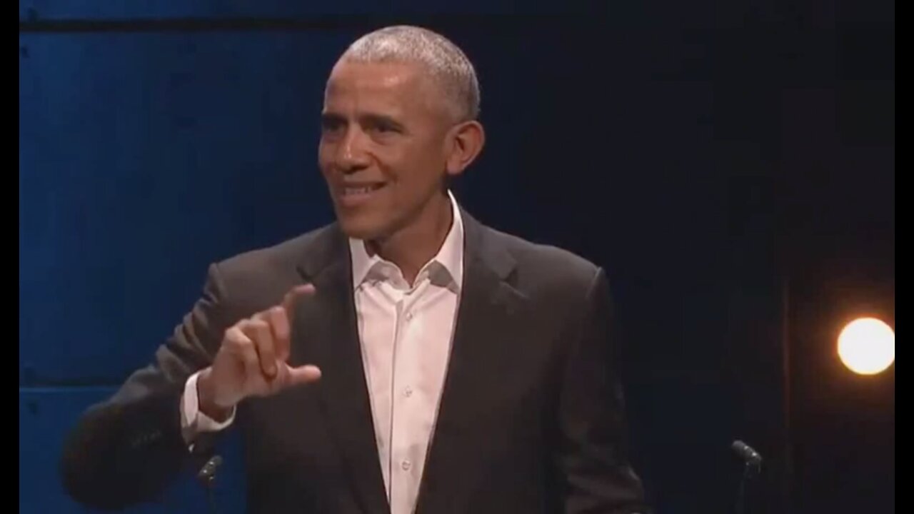 Barack Obama knows the jig is up. Watch how is hole mouth twitches as he starts to speak.