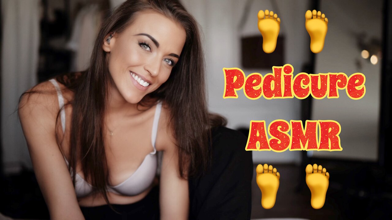 ASMR Gina Carla 🦶 Pedicure for all the feet lovers 😘