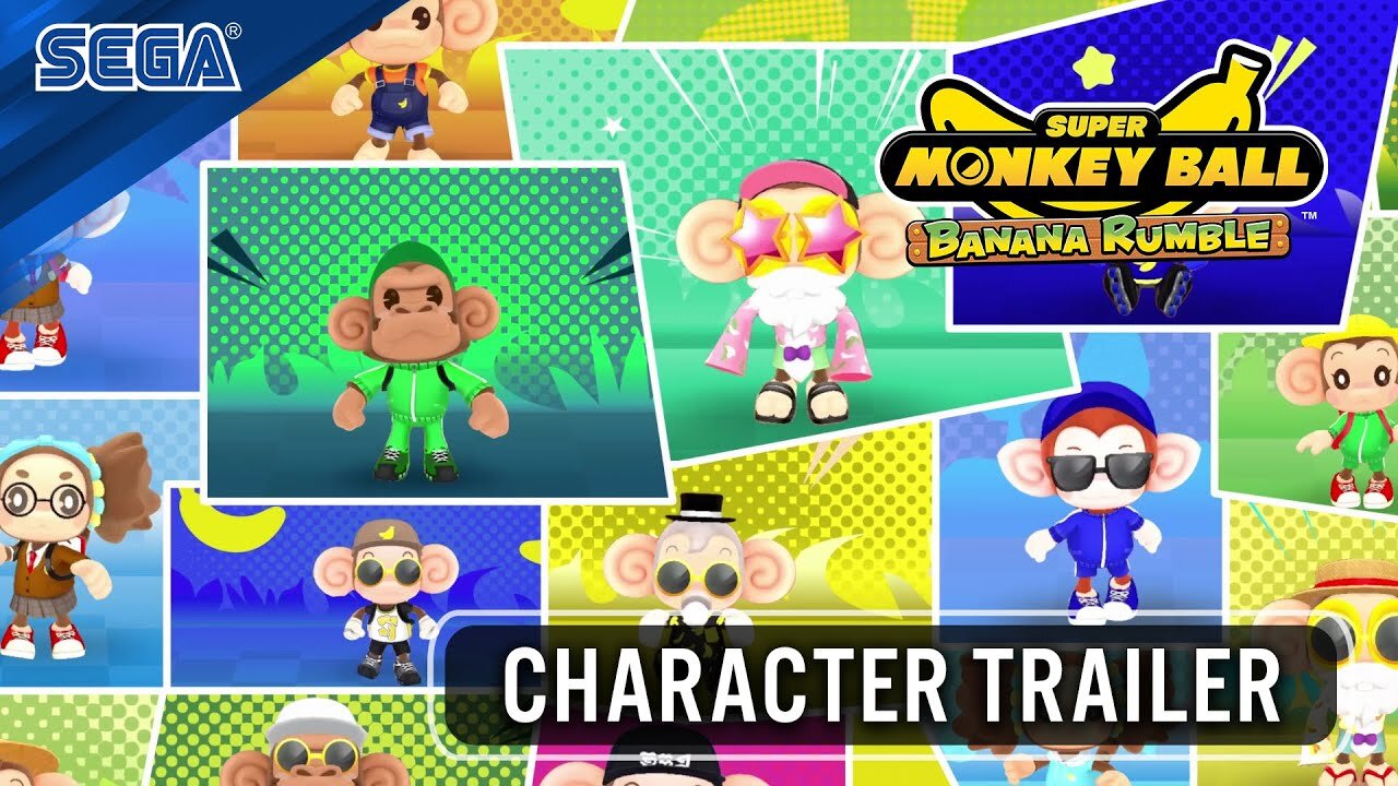 Super Monkey Ball: Banana Rumble | Characters & Customization Trailer