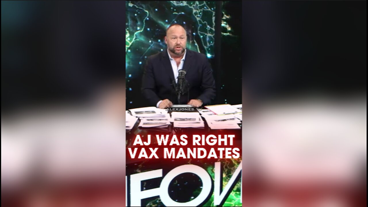 Alex Jones Predicted Vaccine Mandates - 4/2/20