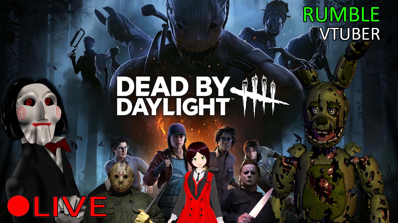 (VTUBER) - Screaming like a little BEEP with Friends - Dead By Daylight - RUMBLE