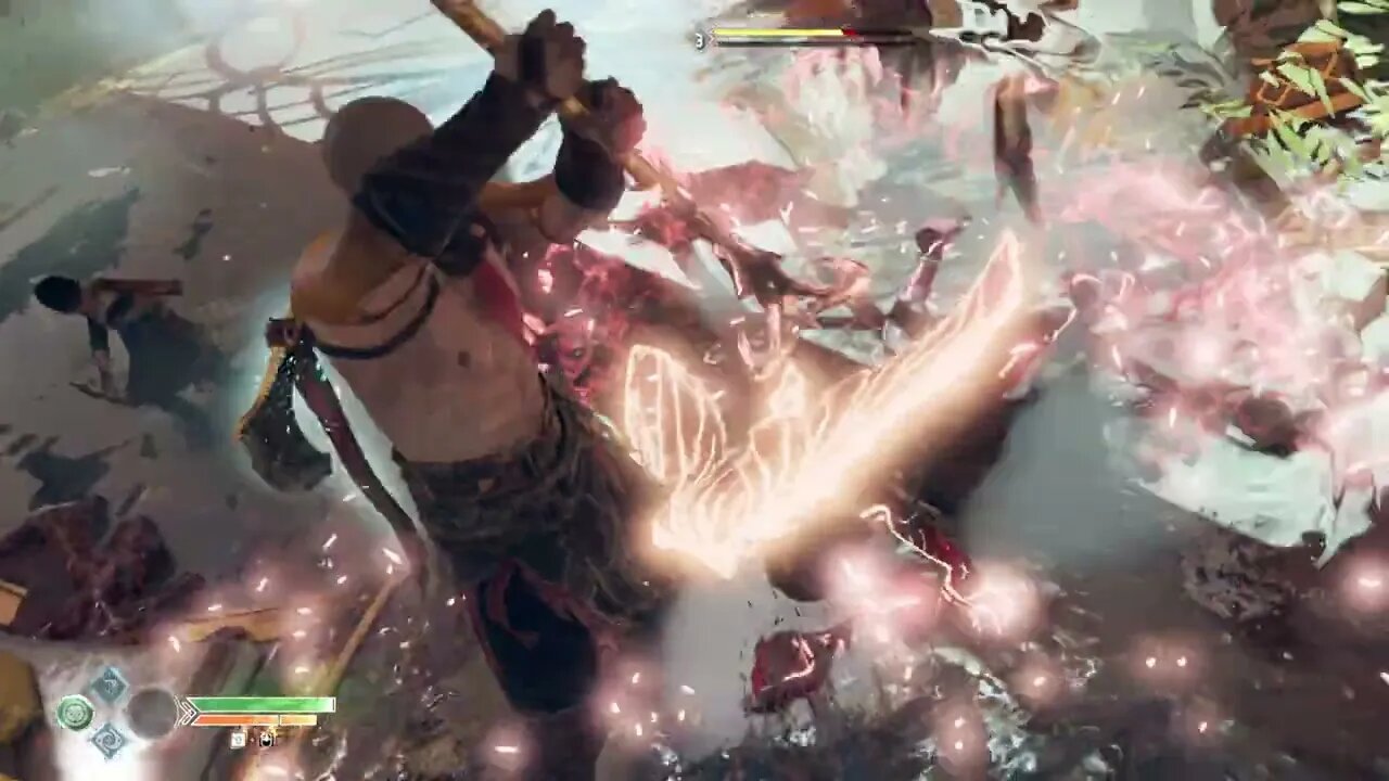 God of War - Kratos & Atreus VS Dunkelalben Beschwörer und Krieger