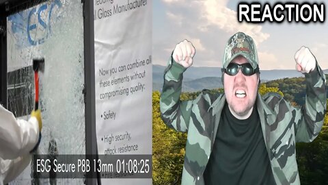 Just How Tough Is Security Glass? REACTION!!! (BBT)