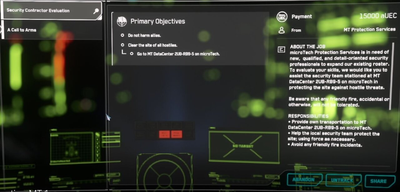 Star Citizen - 3.17.1 - Security Contractor Evaluation MT