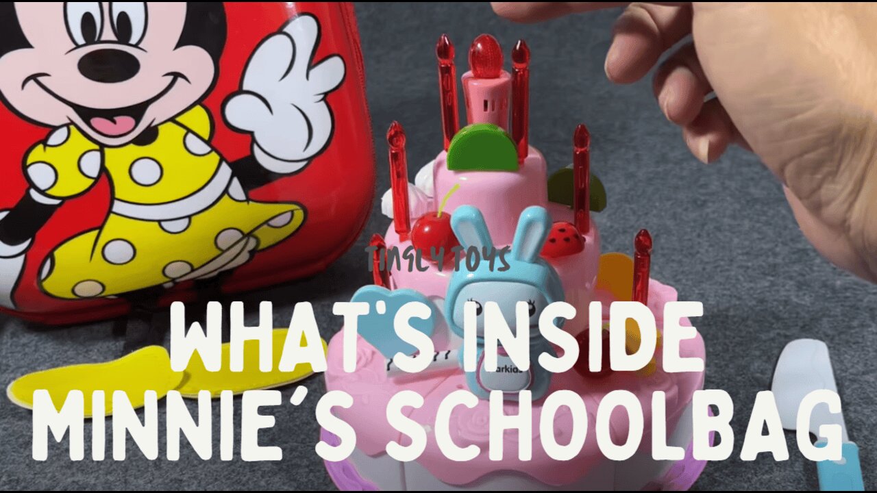 You Won’t Believe What’s Inside Minnie's Schoolbag – Birthday Cake Included!