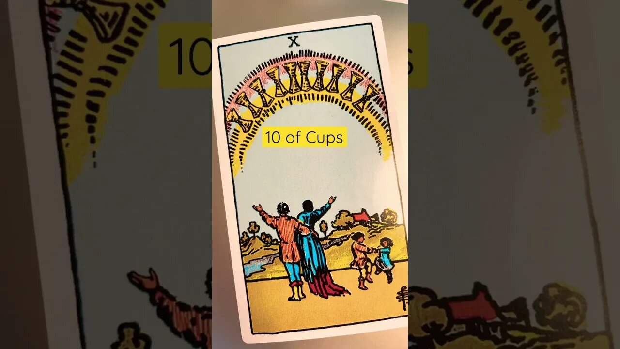 10 of Cups #shorts #learntarot