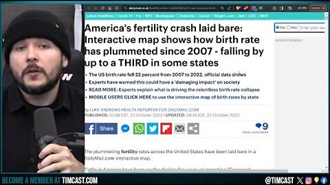 US FERTILITY RATE COLLAPSES SPARKING PANIC, ECONOMY IS IMPLODING, CONSERVATIVES HAVE MORE BABIES