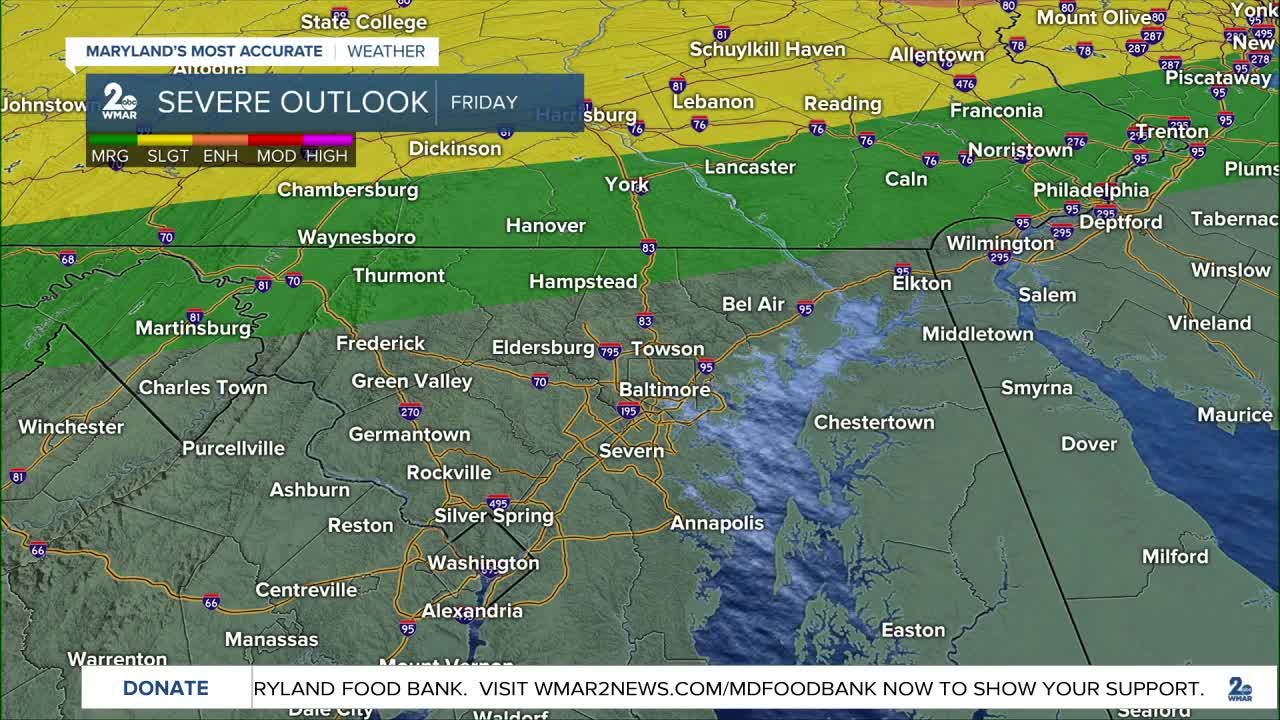 Chance For Strong Storms