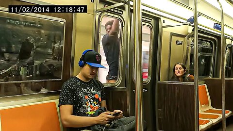 1 Hour of TERRIFYING NYC Subway Moments Caught on Camera