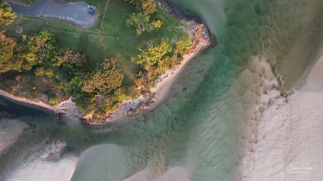 Sunrise Captain Stevenson's Point Mallacoota 15 February 2022 by drone