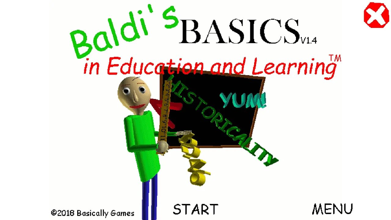 Baldi's Basics Plus: Game-play Featuring Campbell The Toast #2