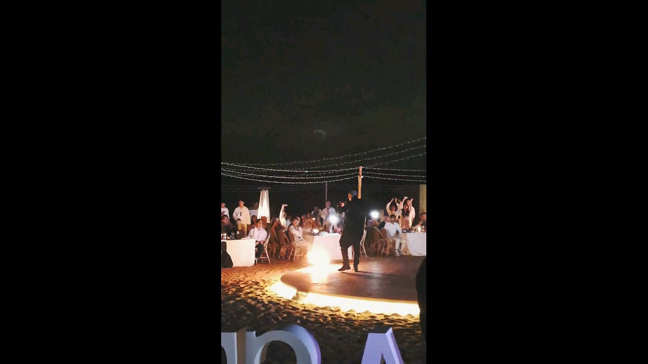 Fire Play Show dubai night
