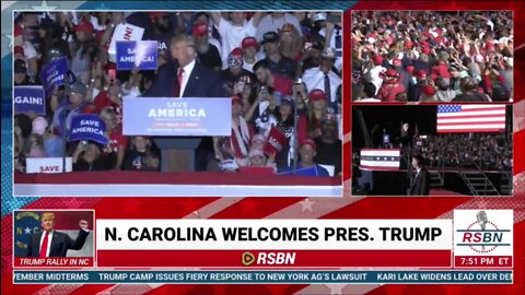 Full Speech: PRESIDENT DONALD TRUMP RALLY LIVE IN WILMINGTON, NC 9/23/22