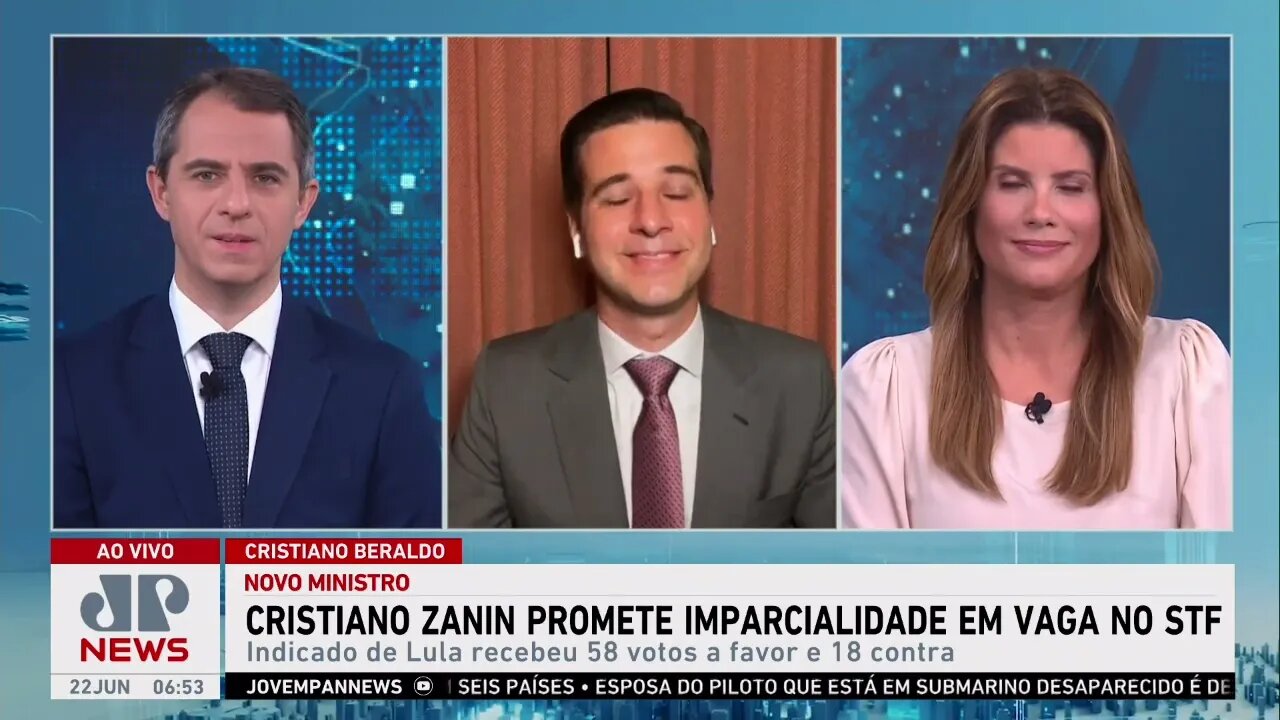 Beraldo analisa aprovação de Zanin em sabatina na CCJ