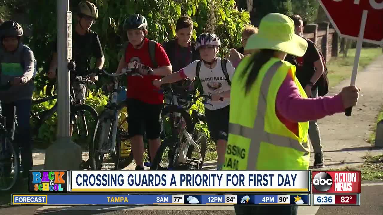 Hillsborough crossing guards ready for first day of school