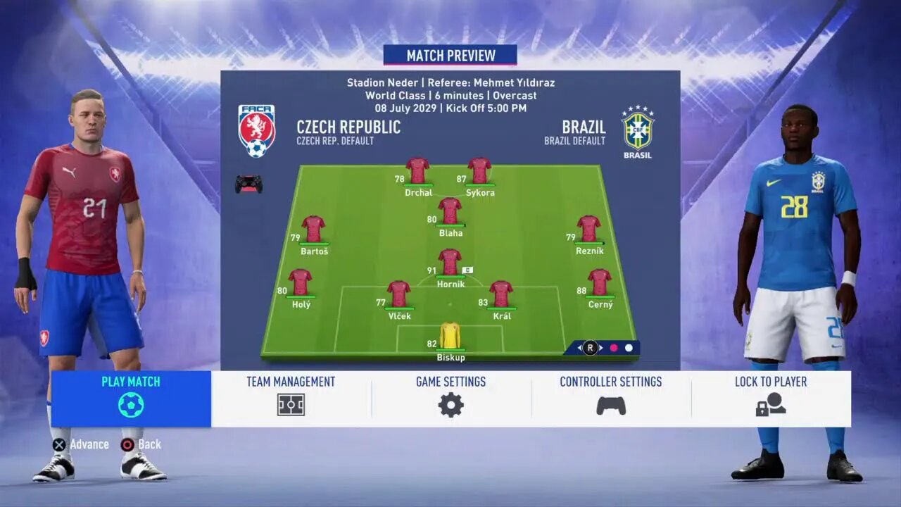 Czech Republic 2028-2029 Confederations Cup Final VS Brazil