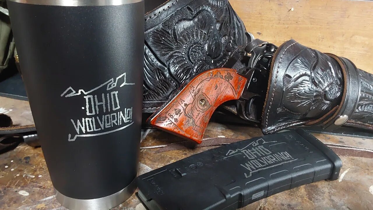 Heritage Rough Rider Custom Engraved Grips and Custom Mag Designs