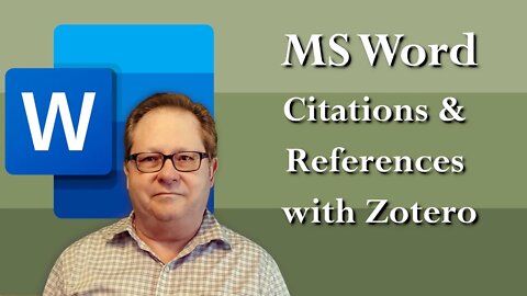 Using Zotero for Citations and References in Microsoft Word